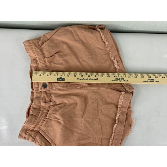 New In Collection Women Medium Blush Shorts Cutoff Cuff Scrunch Waist NWT - Picture 5 of 5